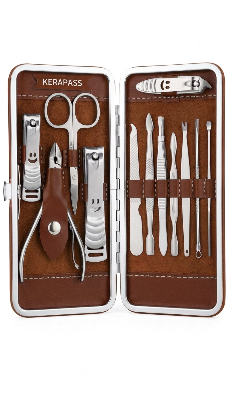 Kit De Manicura Y Pedicura 12 Piezas (KeraPass)