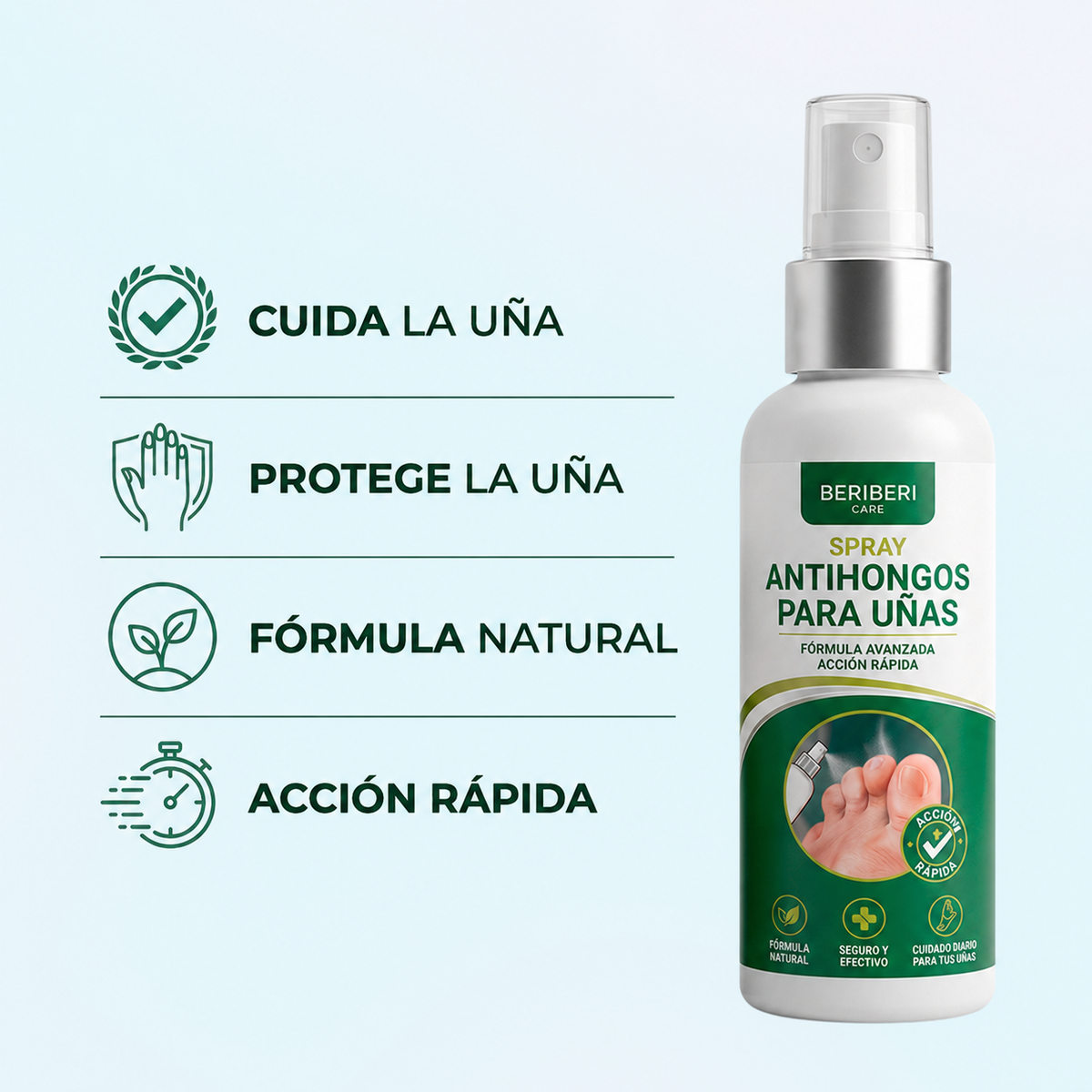 Kera Pass: La fórmula en spray para el cuidado profundo de uñas con hongos