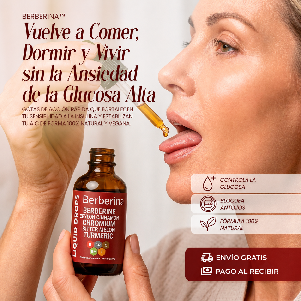 Berberina ™ | Baja y equilibra tu A1C naturalmente