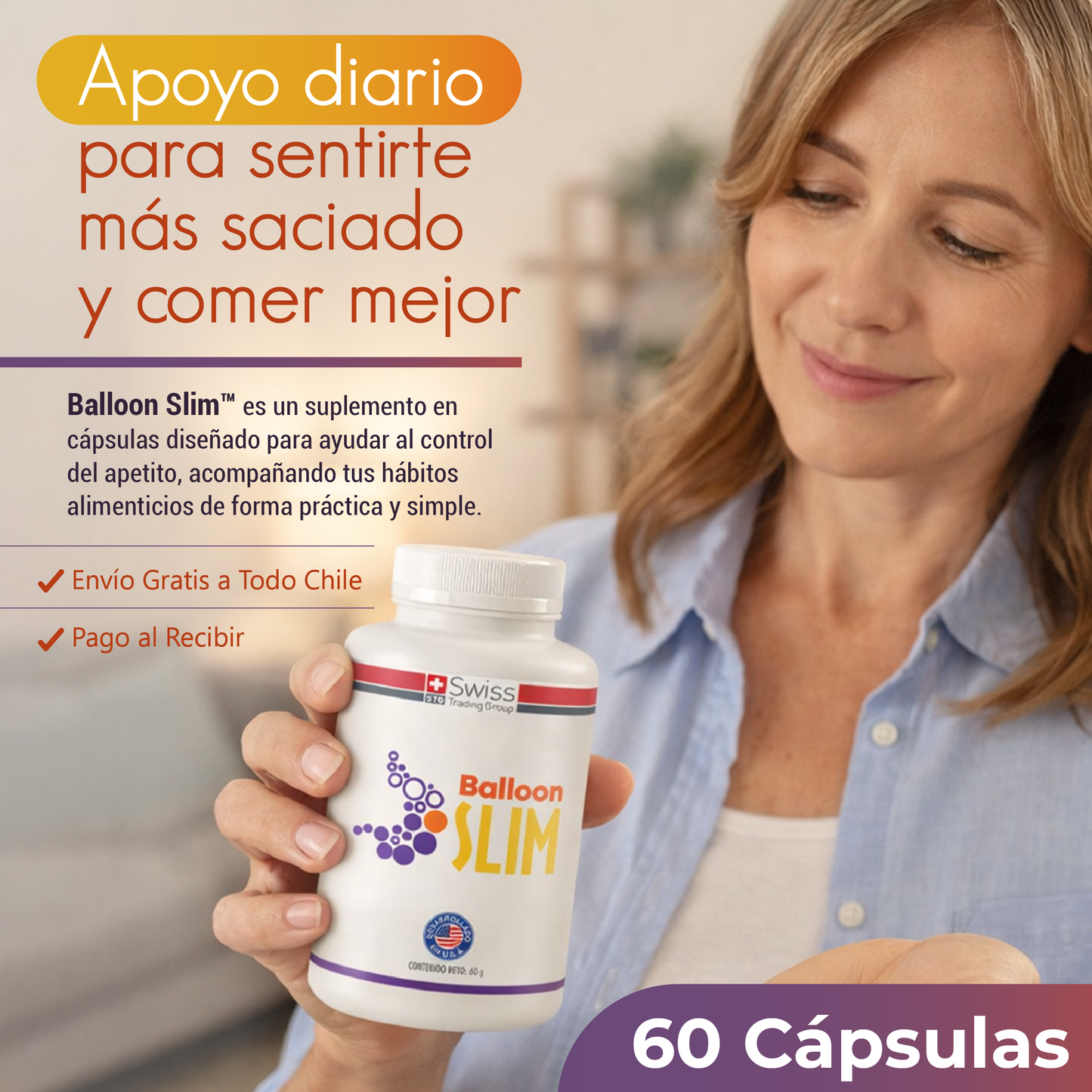 Balloon Slim™ – Apoyo Natural para el Control del Apetito (60cap)