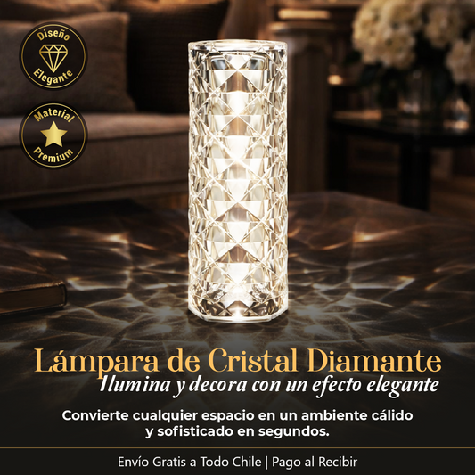 💎 Lámpara de Cristal Diamante.
