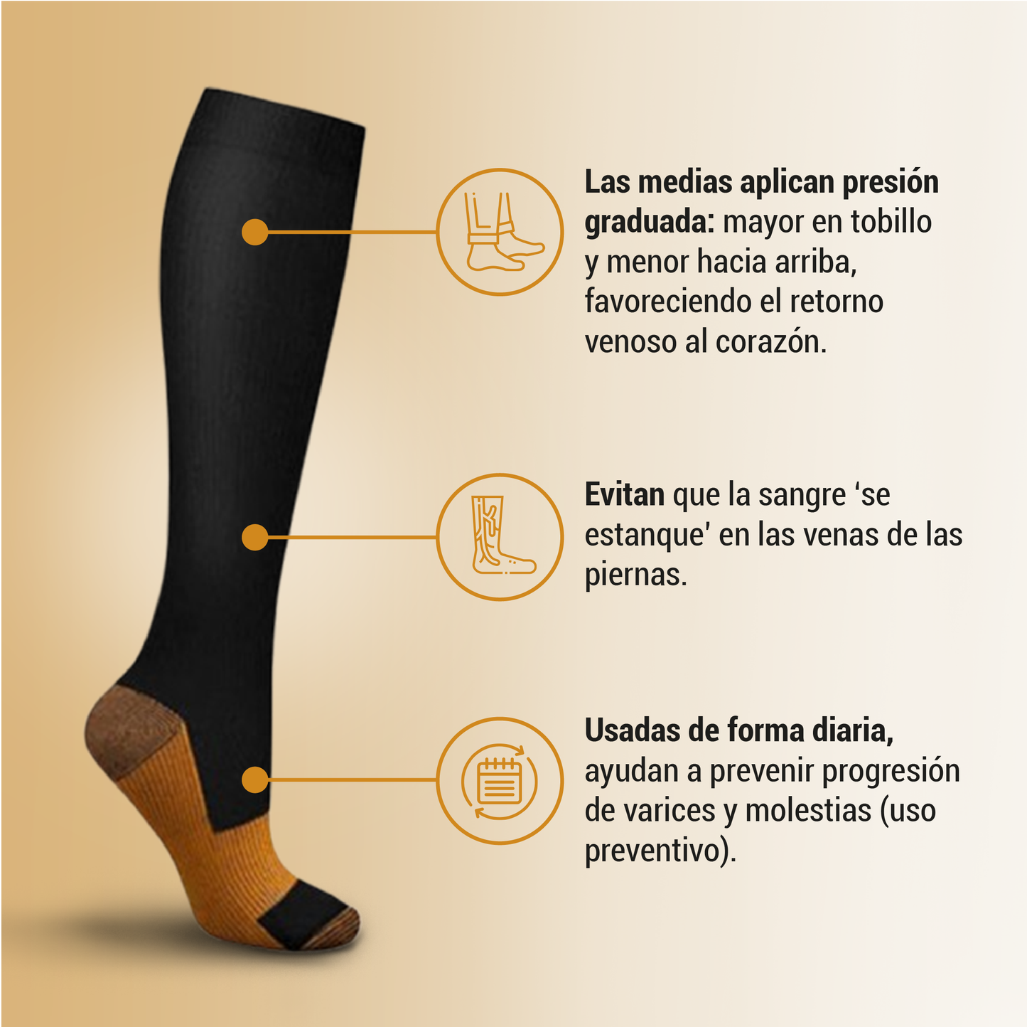Medias de compresión