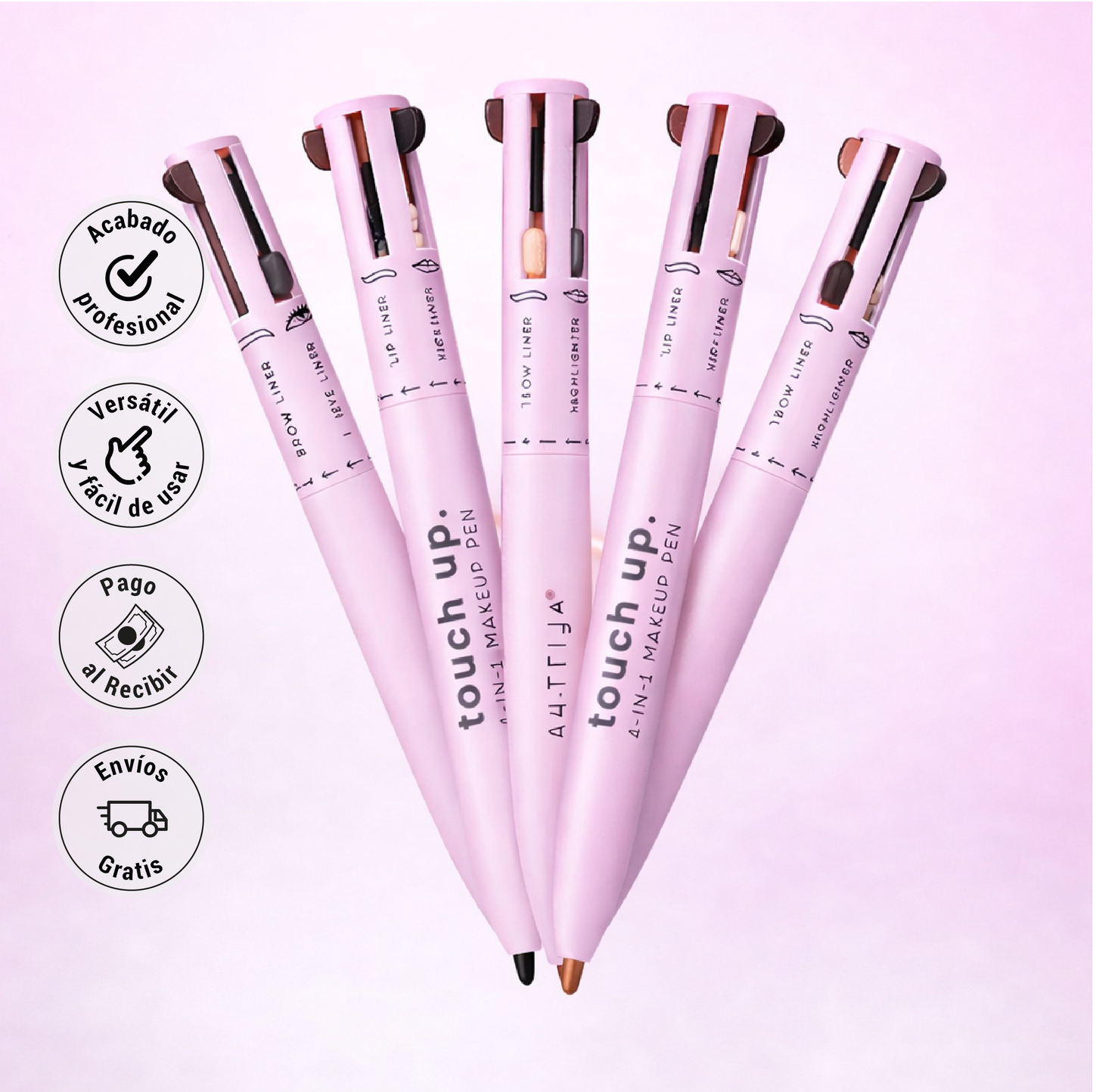 Lápiz de Maquillaje 4-en-1 Coreano
