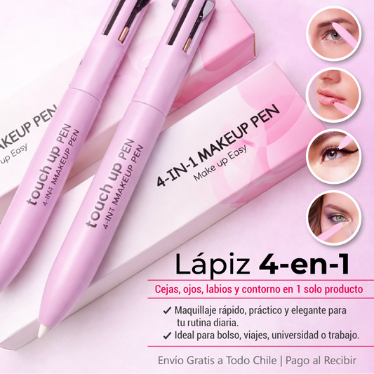 Lápiz de Maquillaje 4-en-1 Coreano