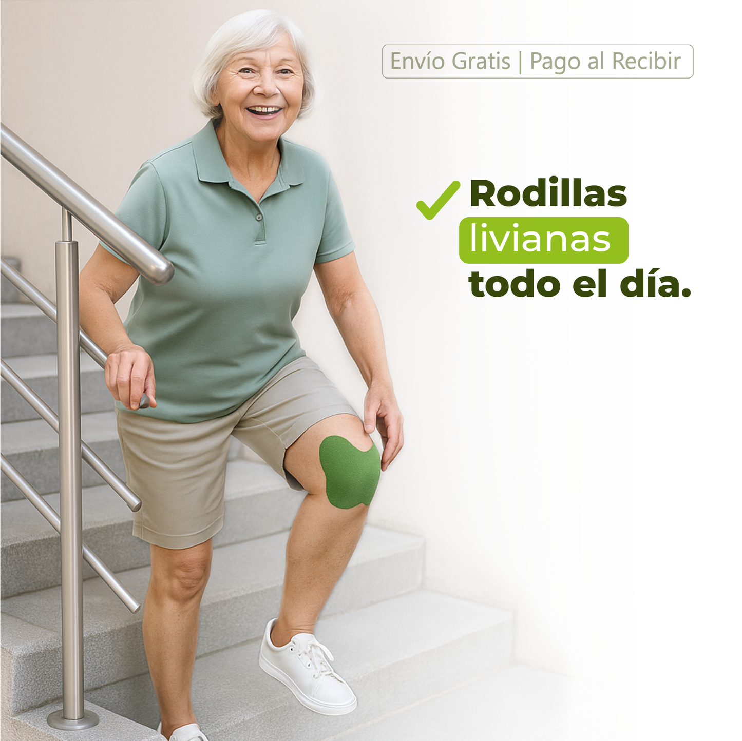 Parches Naturales Terapeuticos para Dolor de Rodillas
