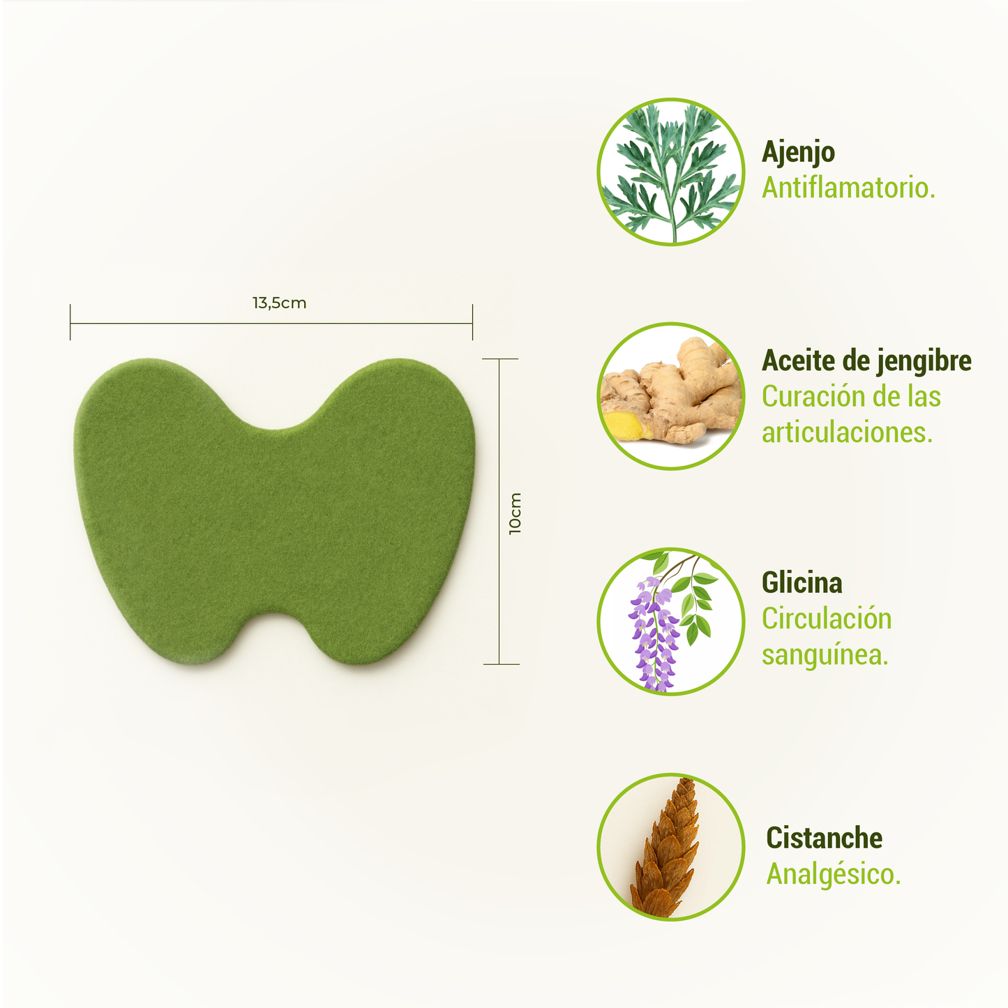 Parches Naturales Terapeuticos para Dolor de Rodillas