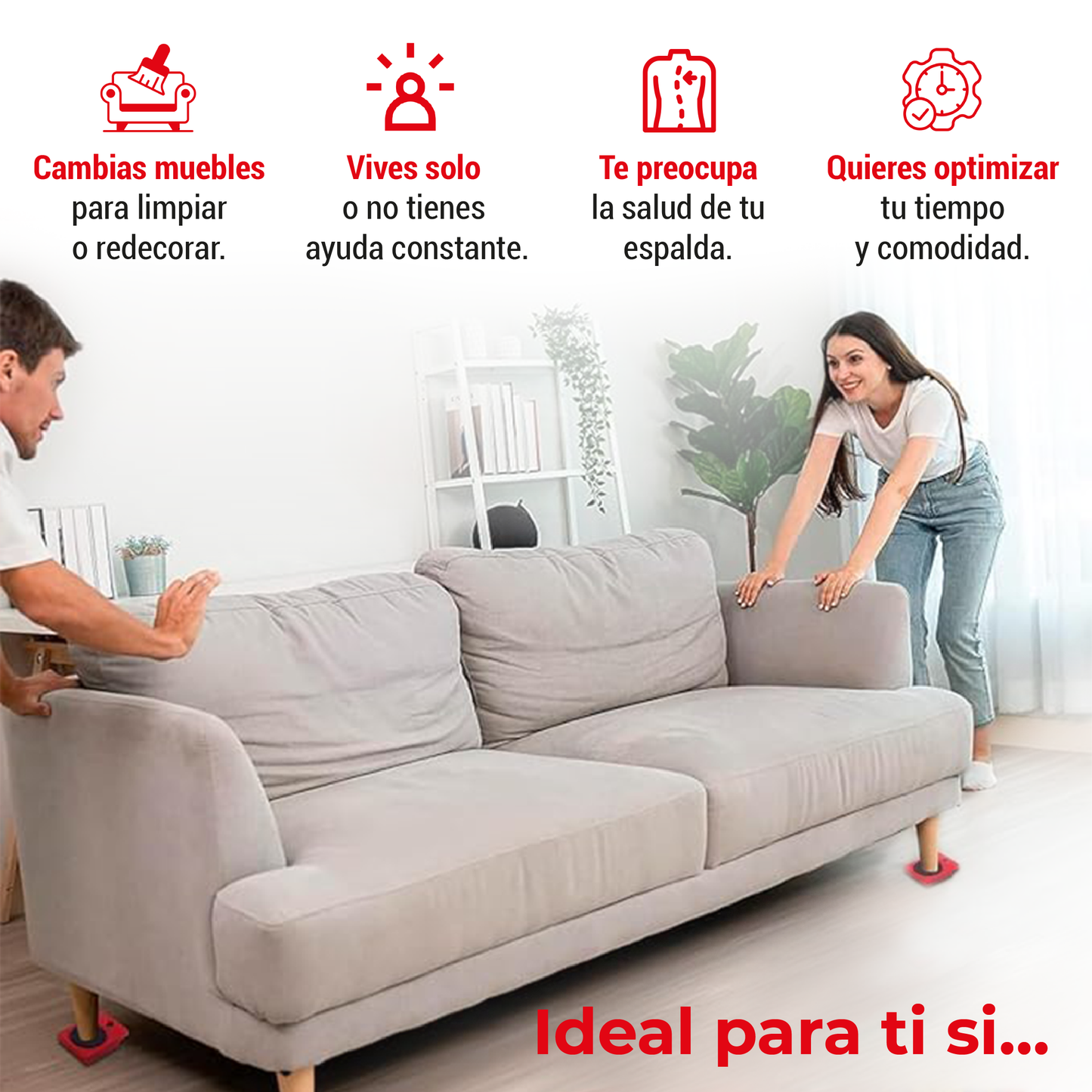 Kit Levanta Muebles Premium.