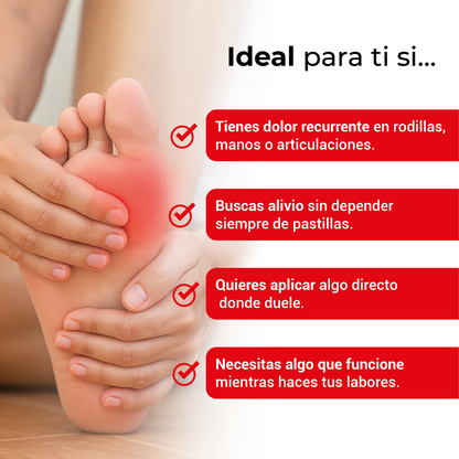 Parche analgésico para dolor articular / artritis.