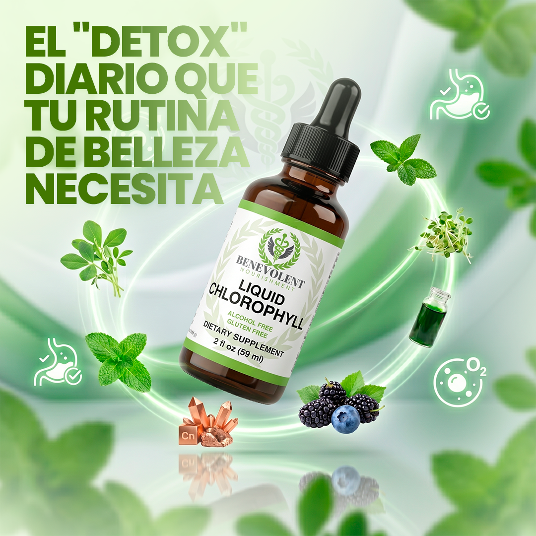 Clorofila Benevolent | Belleza, digestión y frescura desde adentro