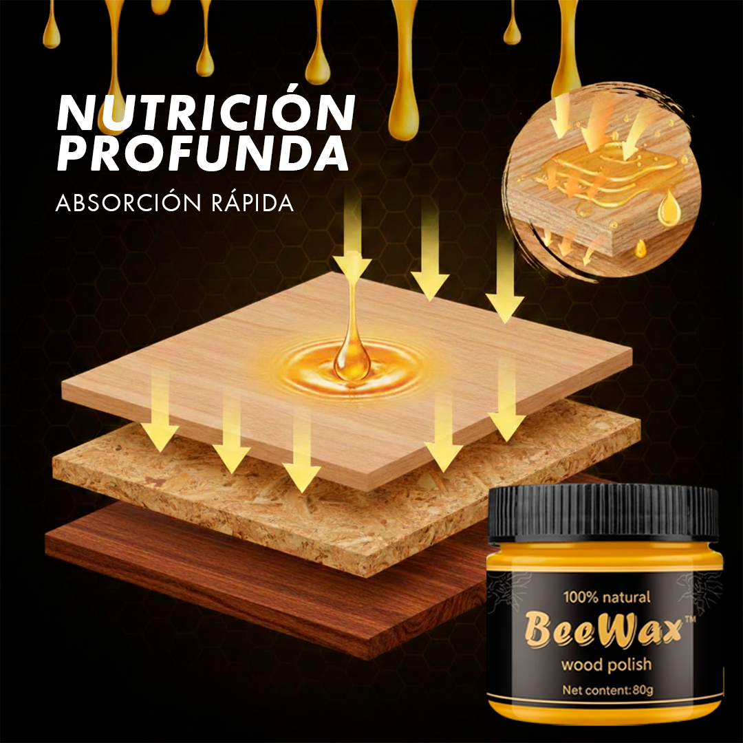 BeeWax™ – Restaura y pule madera, cuero y más… en minutos