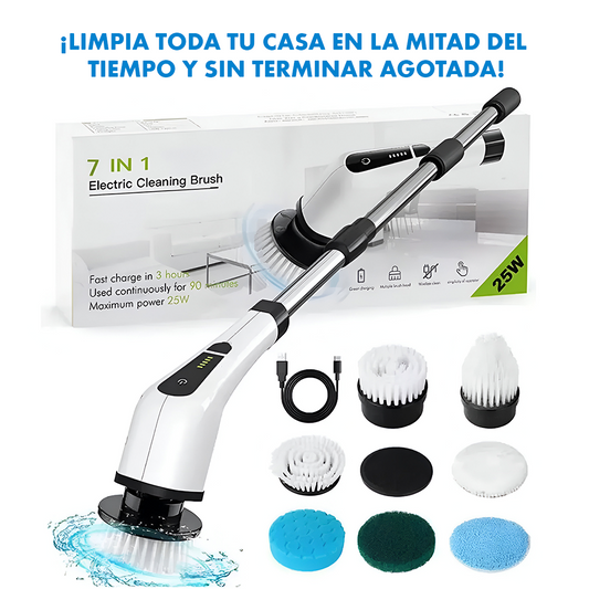 Cepillo Eléctrico Inalámbrico 7 en 1