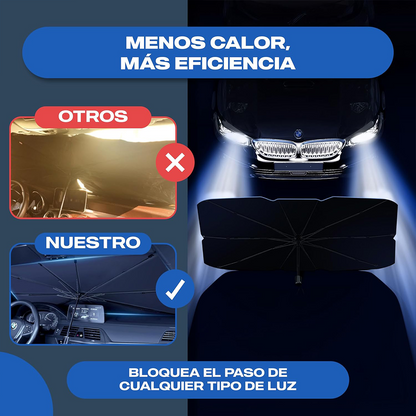 Parasol para Parabrisas – Mantén tu auto fresco y protegido del calor intenso