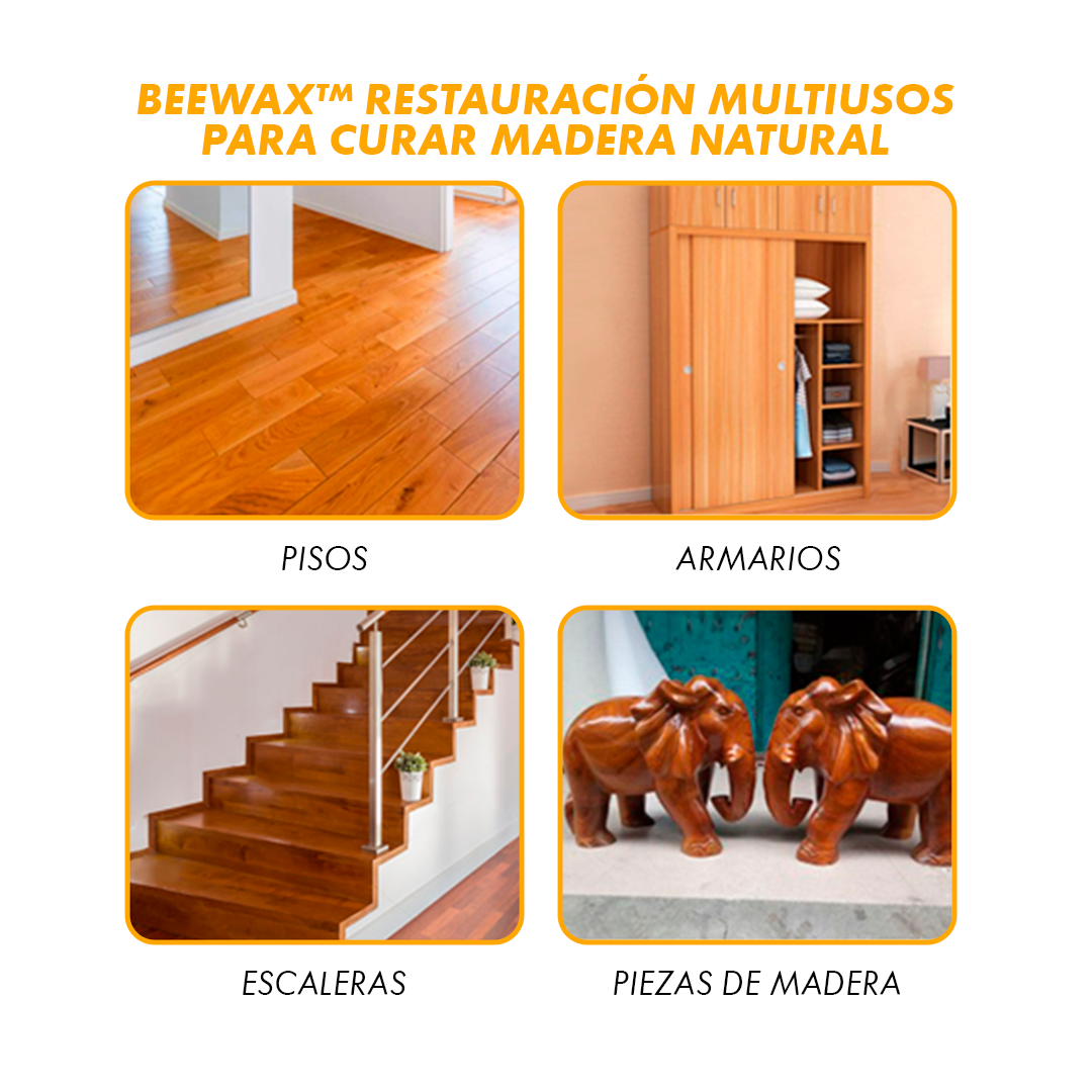 BeeWax™ – Restaura y pule madera, cuero y más… en minutos
