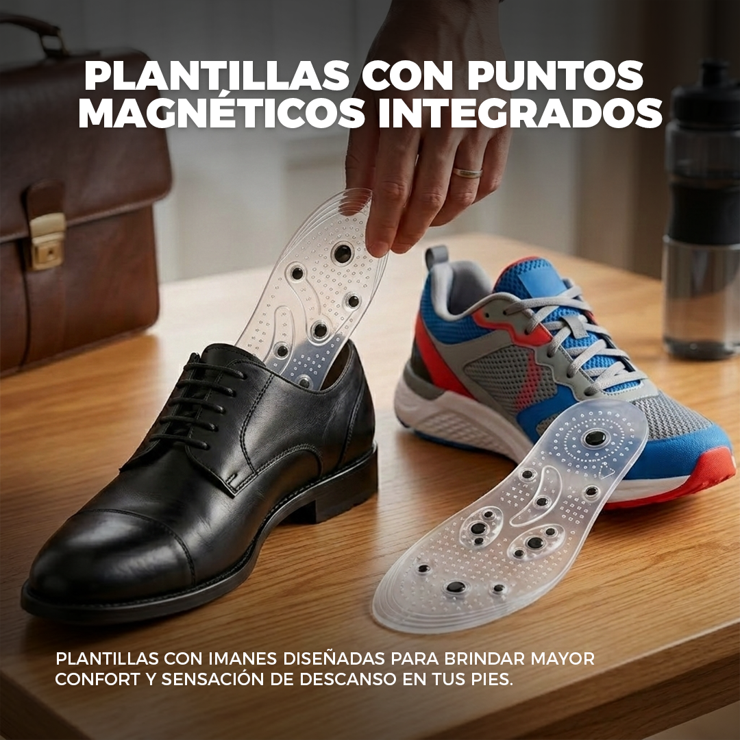Plantillas con Imán – Comodidad y Relajación para tus Pies