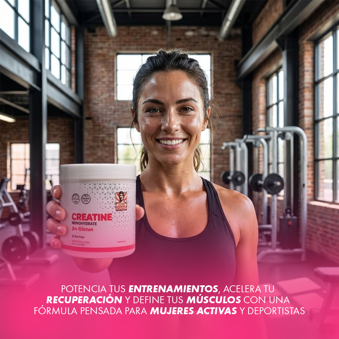 Creatina Mujer Old School Labs – Fuerza, energía y recuperación en un solo suplemento