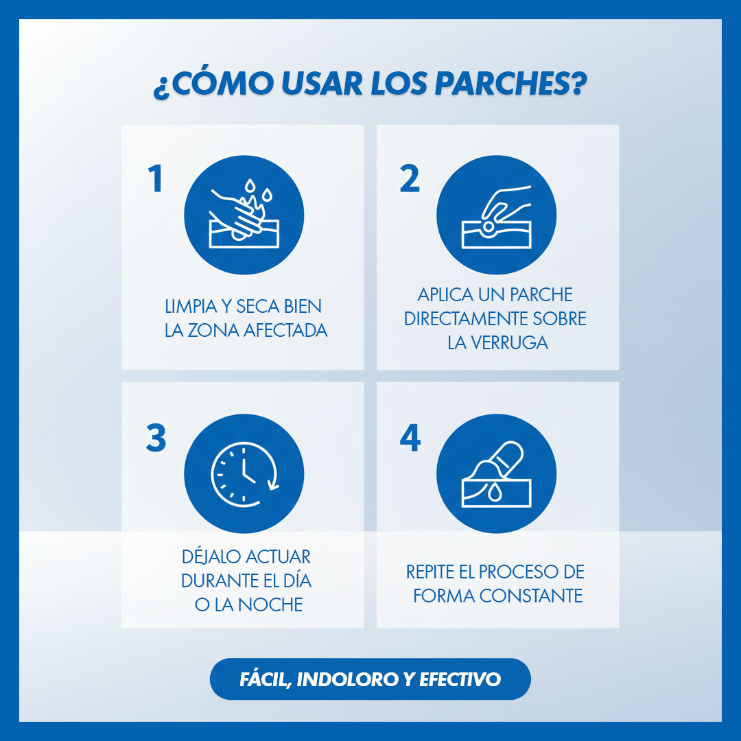Parches Removedores de Verrugas – Pack 144 Unidades