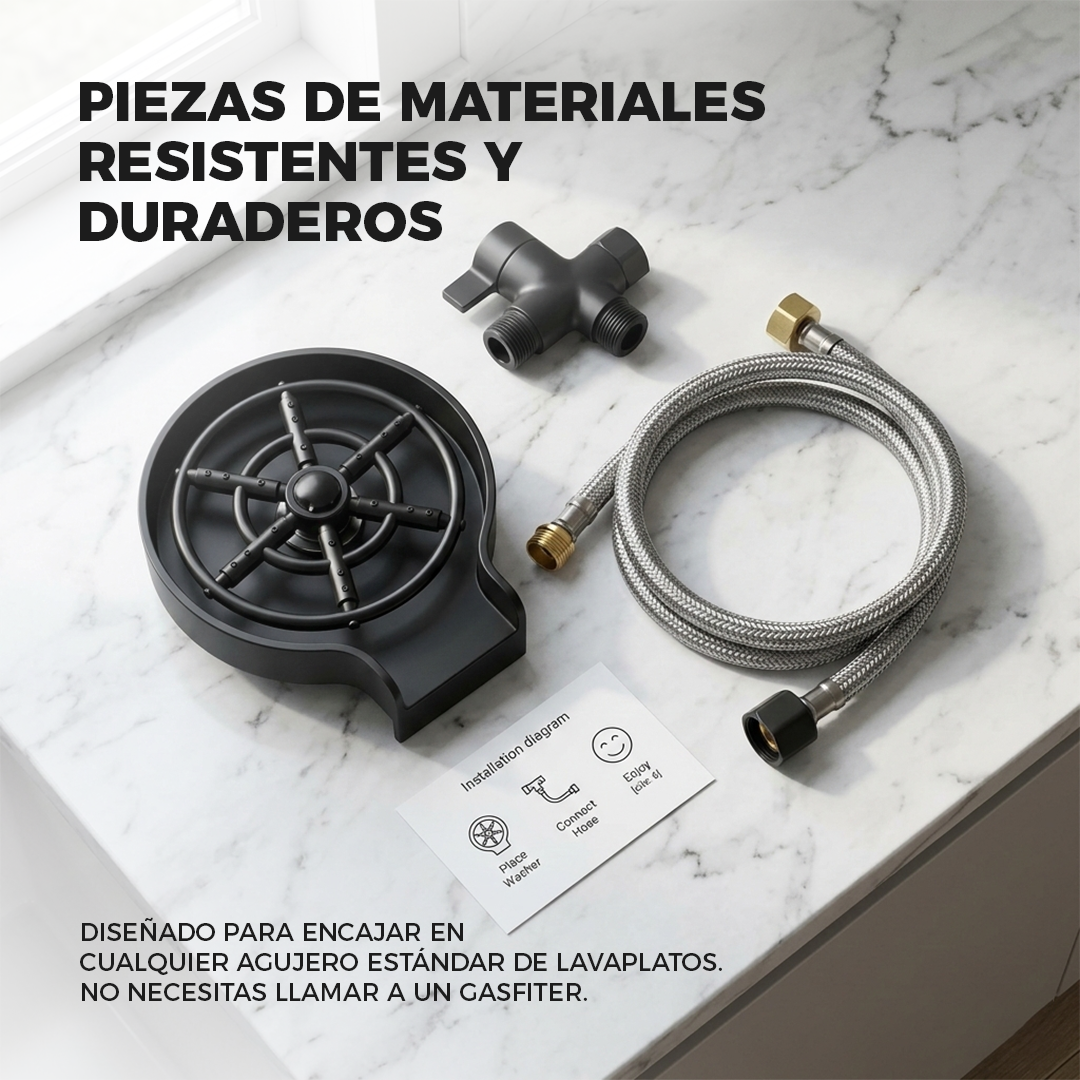 Lavador de vaso automatico (Acero inoxidable)