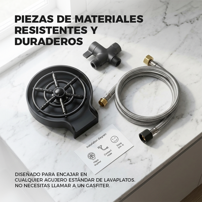 Lavador de vaso automatico (Acero inoxidable)