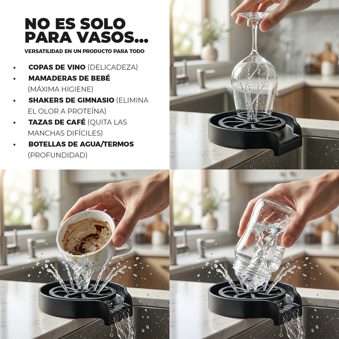 Lavador de vaso automatico (Acero inoxidable)