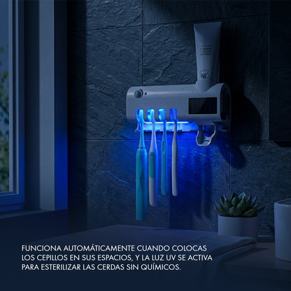 Soporte Esterilizador de Cepillos – Higiene que protege a tu familia
