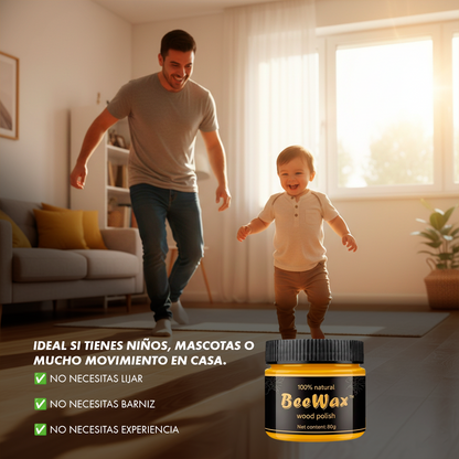 BeeWax™ – Restaura y pule madera, cuero y más… en minutos