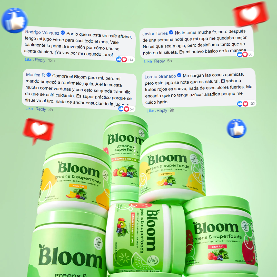 Bloom Jugo Verde — Energía, Detox y Bienestar en un solo vaso