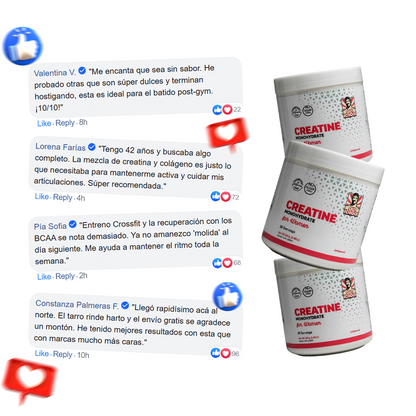Creatina Mujer Old School Labs – Fuerza, energía y recuperación en un solo suplemento