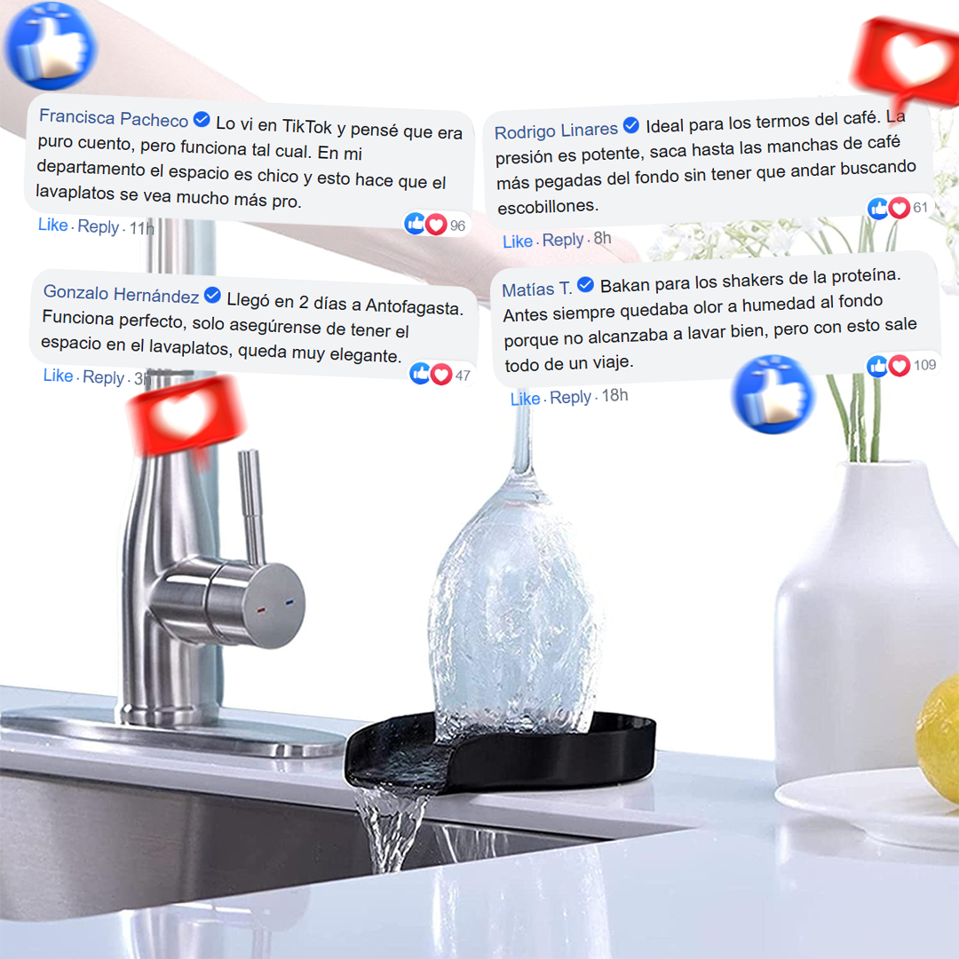 Lavador de vaso automatico (Acero inoxidable)