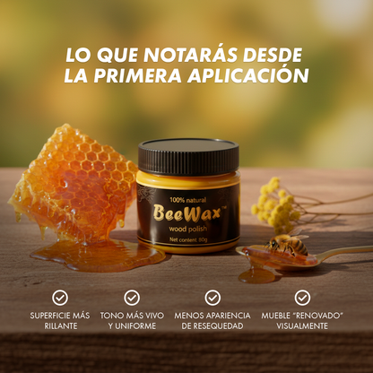 BeeWax™ – Restaura y pule madera, cuero y más… en minutos