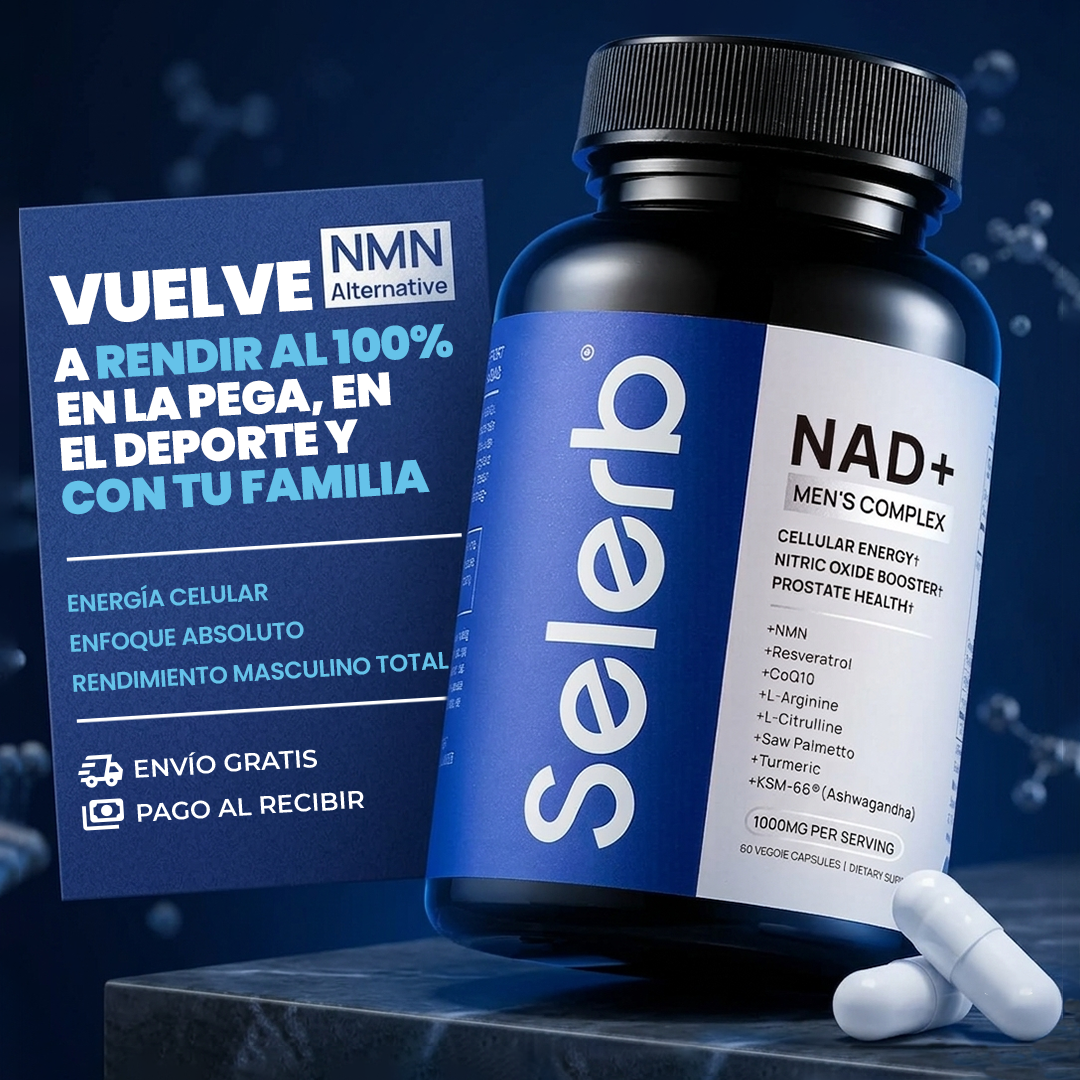 SELERB NAD+ Recupera el rendimiento de tus mejores años