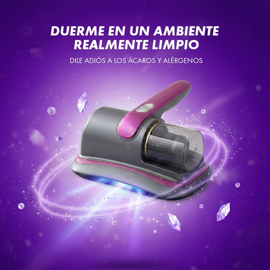 Aspiradora Antiácaros Inalámbrica con Luz UV  - Elimina polvo, ácaros y alérgenos de tu hogar