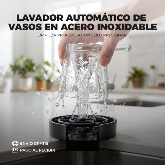 Lavador de vaso automatico (Acero inoxidable)