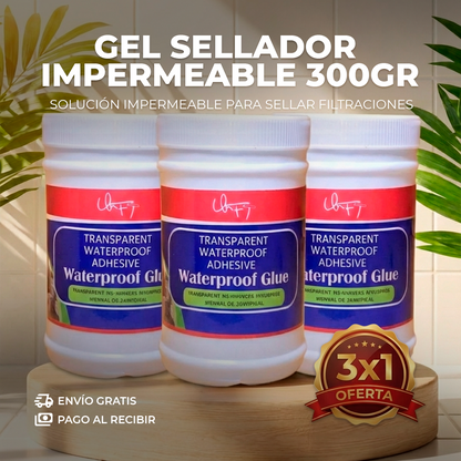 Gel Sellador Impermeable de 300gr:  Solución impermeable para sellar filtraciones