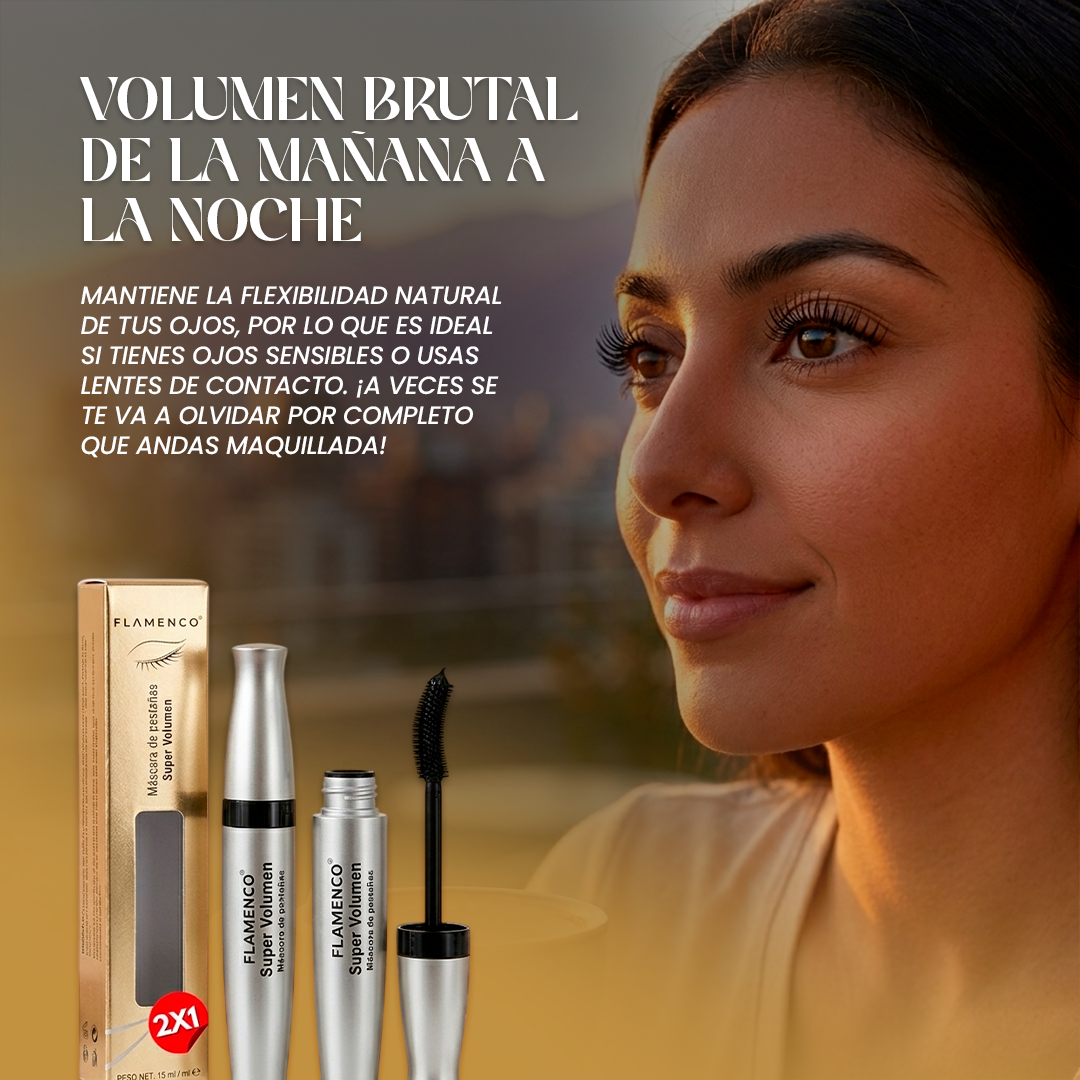 Pestañas con volumen extremo que no se corren, no pesan y duran todo el día.