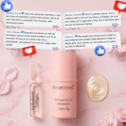 Piel más firme, hidratada y luminosa desde el primer uso - Bálsamo facial en Stick