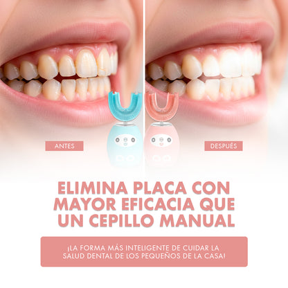 Cepillo de Dientes Eléctrico para Niños — Limpieza profunda, dientes más sanos