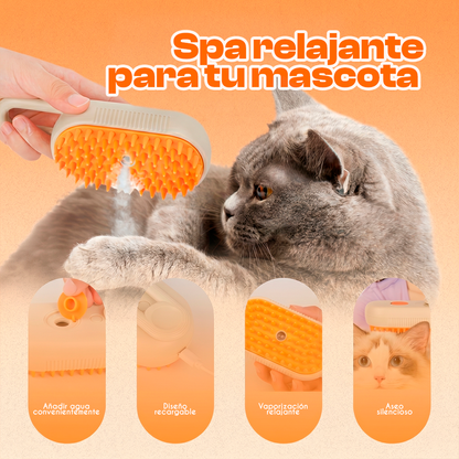 VaporPet - Cepillo Vaporizador Recargable Para Mascotas