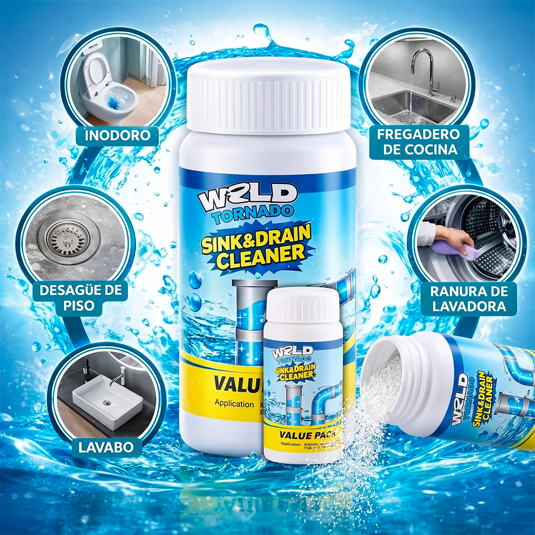 WildTornado™: La cañería tapada, resuelta en minutos.
