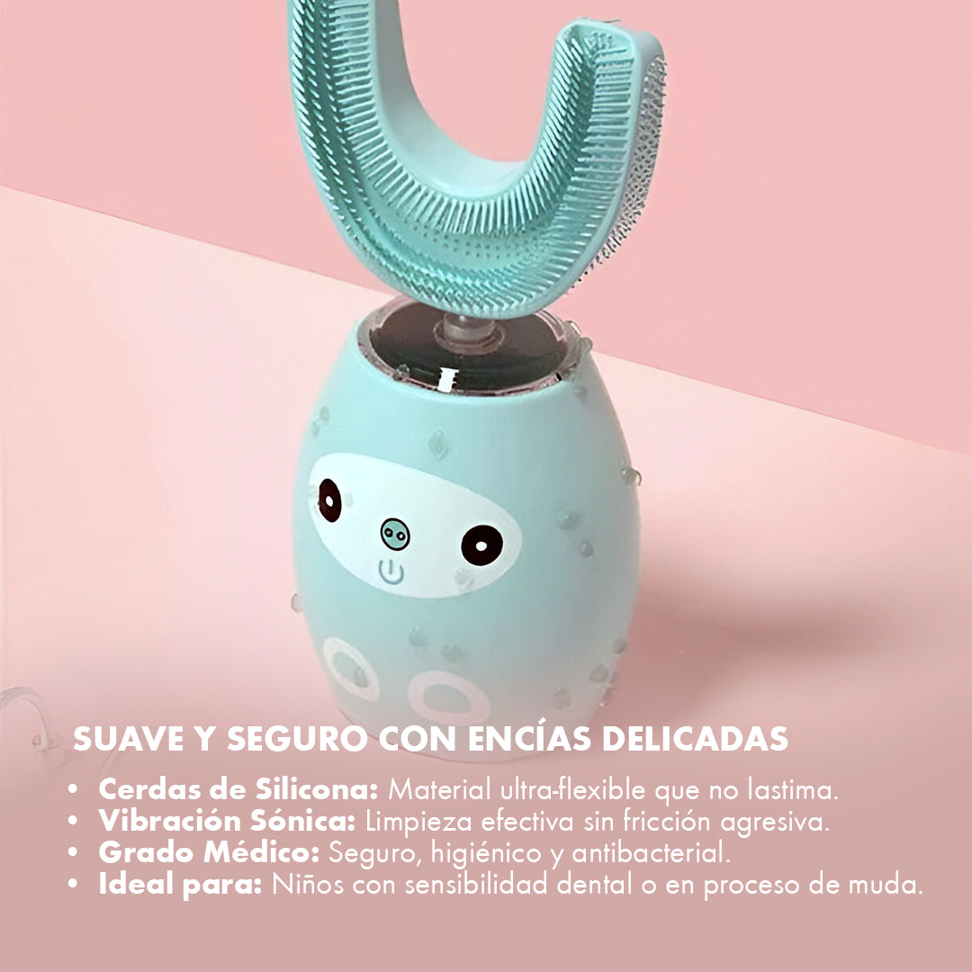 Cepillo de Dientes Eléctrico para Niños — Limpieza profunda, dientes más sanos