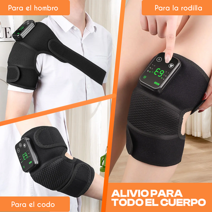 FlexTherm Pro™ 3 en 1 – Calor y Masaje Terapéutico 100% Inalámbrico