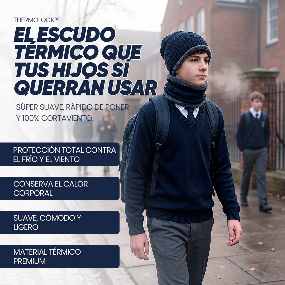 Conjunto de Gorro con Bufanda con Tecnología ThermoLock™