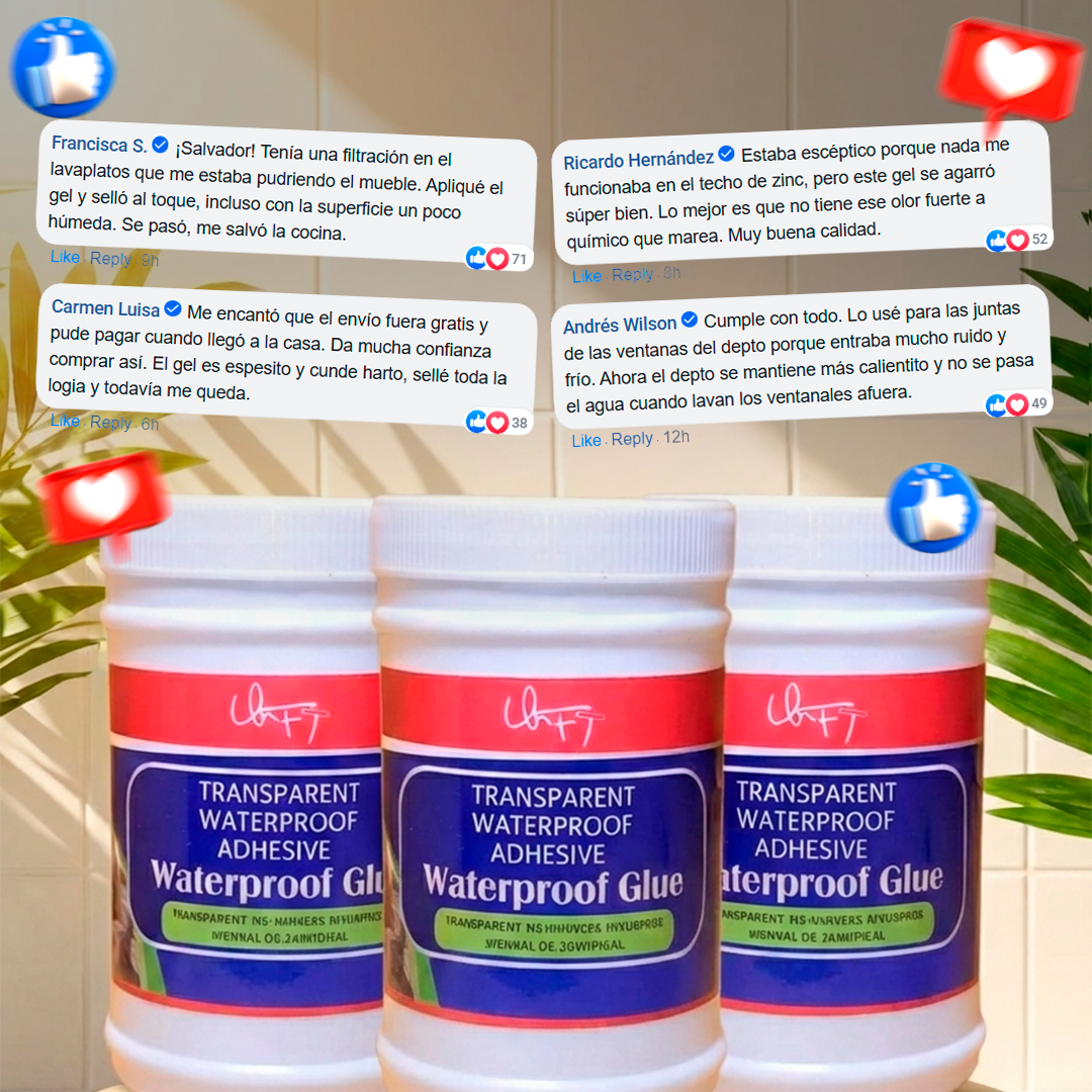 Gel Sellador Impermeable de 300gr:  Solución impermeable para sellar filtraciones