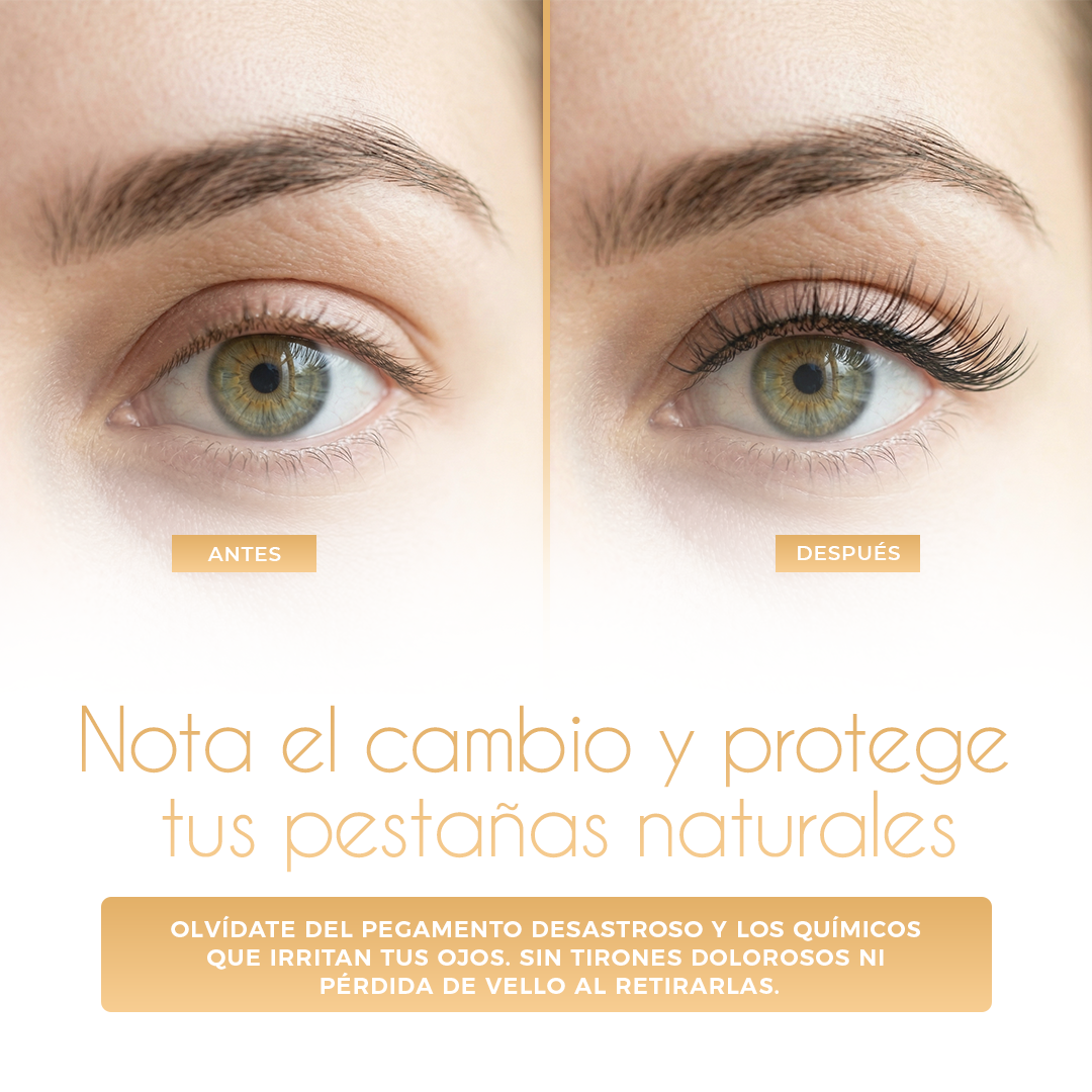 Pestañas Magneticas, sin pegamento y sin complicaciones