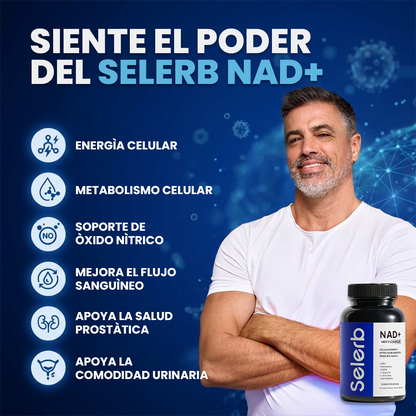 SELERB NAD+ Recupera el rendimiento de tus mejores años
