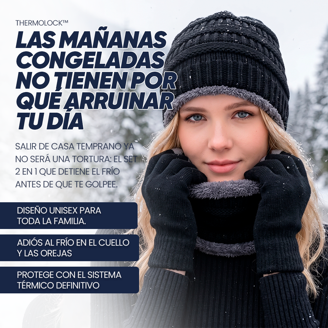 Conjunto de Gorro con Bufanda con Tecnología ThermoLock™