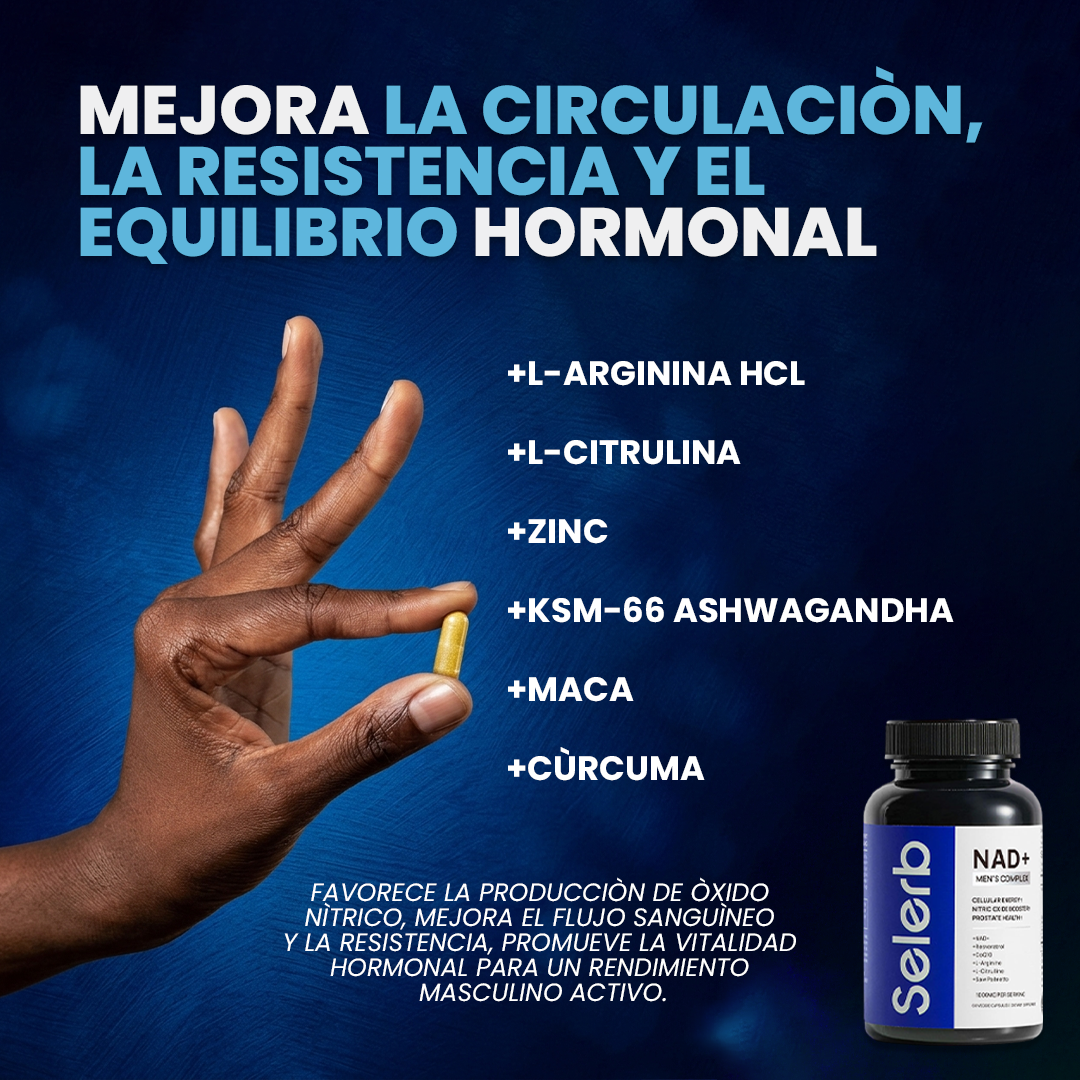 SELERB NAD+ Recupera el rendimiento de tus mejores años