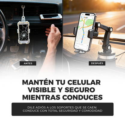 SpinMount: Soporte con rotación 360° para auto