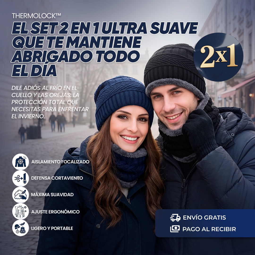 Conjunto de Gorro con Bufanda con Tecnología ThermoLock™
