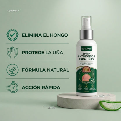 KeraPass: El spray que atraviesa la queratina y llega a la raíz del hongo