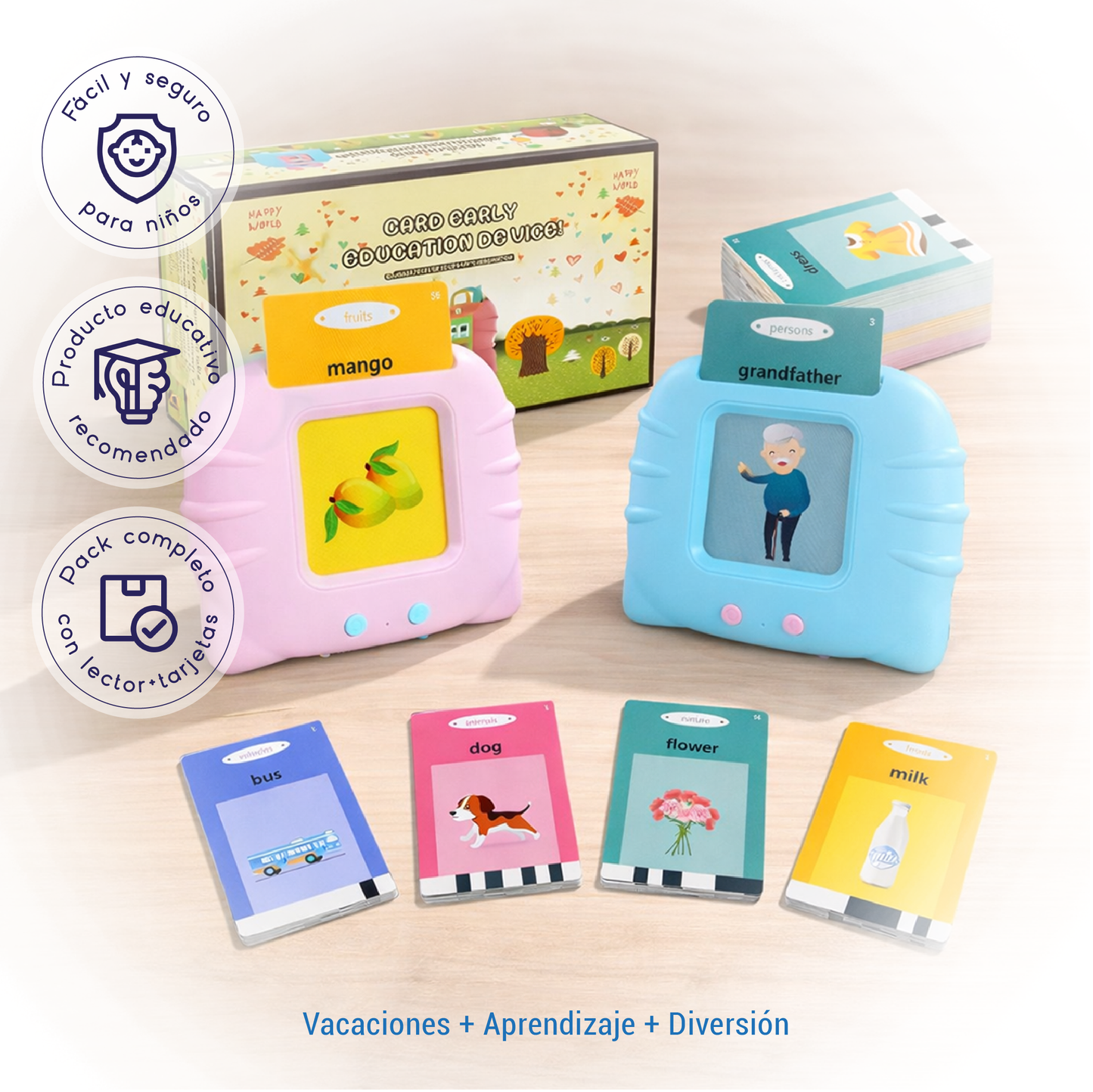 Juego “Aprendo Inglés” con Lector de Tarjetas